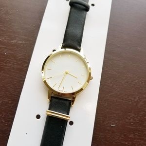 FOREVER 21 | Black and Gold Watch